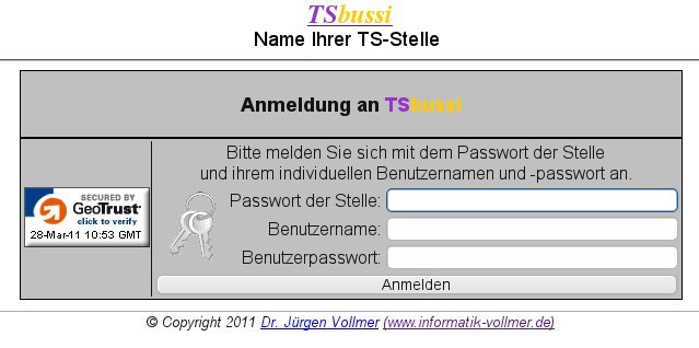Anmeldedialog